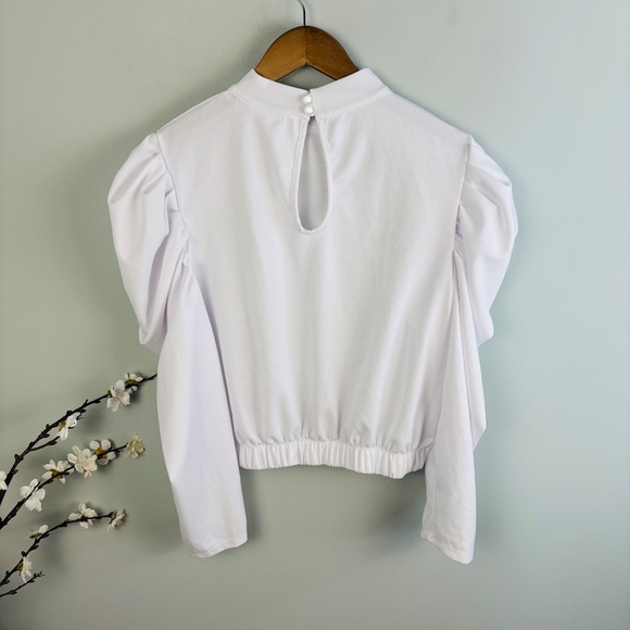 Ashley Stewart Curvy Girl Mock Neck Crop NWT Size 2X - Picture 3 of 3